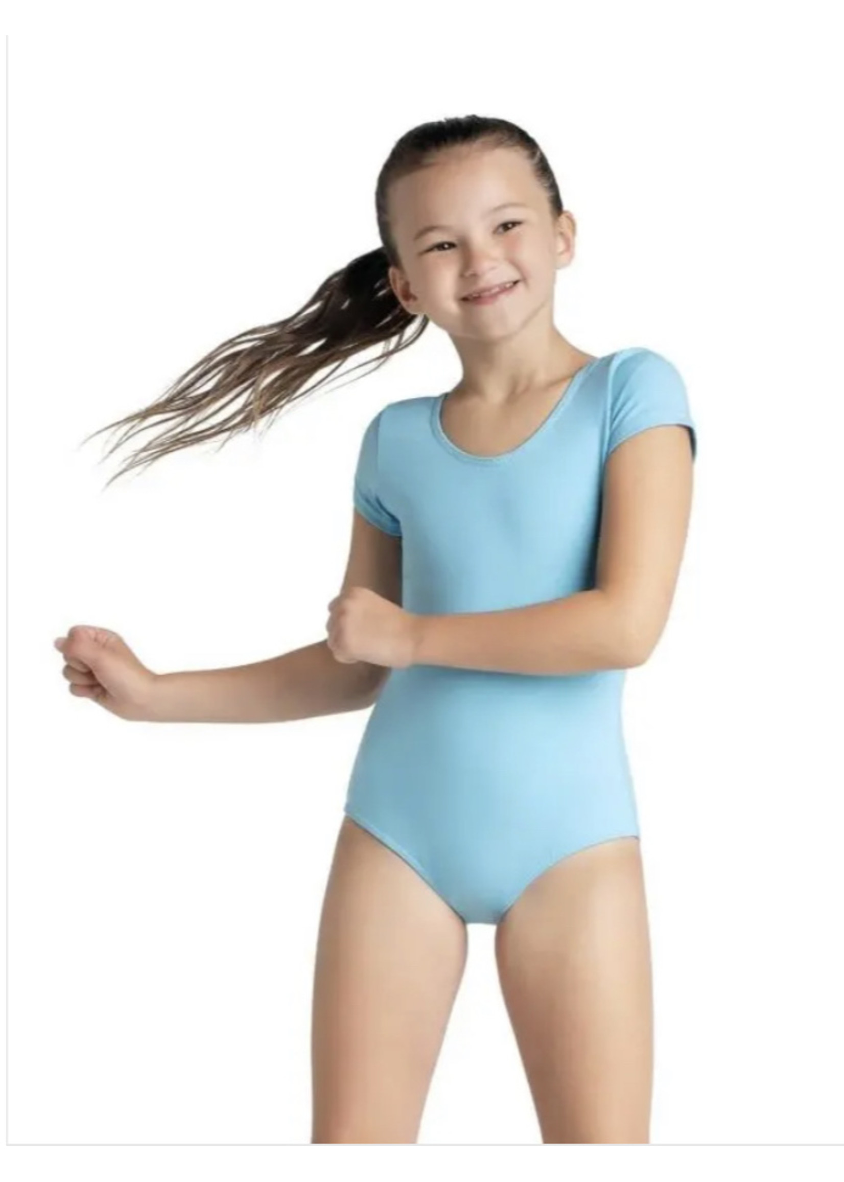 CAPEZIO & BUNHEADS ATB132C TEAM BASIC CHILD SHORT SLEEVE LEOTARD