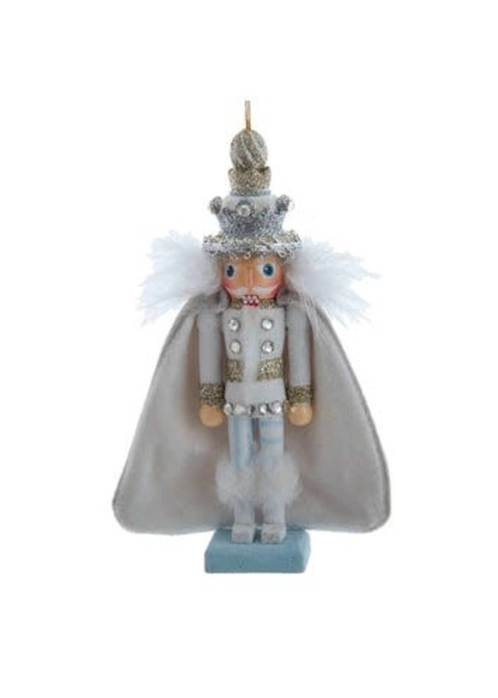 KURT S. ADLER HA0600 SWAROVSKI KING 6" NUTCRACKER ORNAMENT