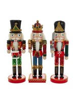 KURT S. ADLER C4758 TRADITIONAL SEQUIN NUTCRACKER W/ SWORD