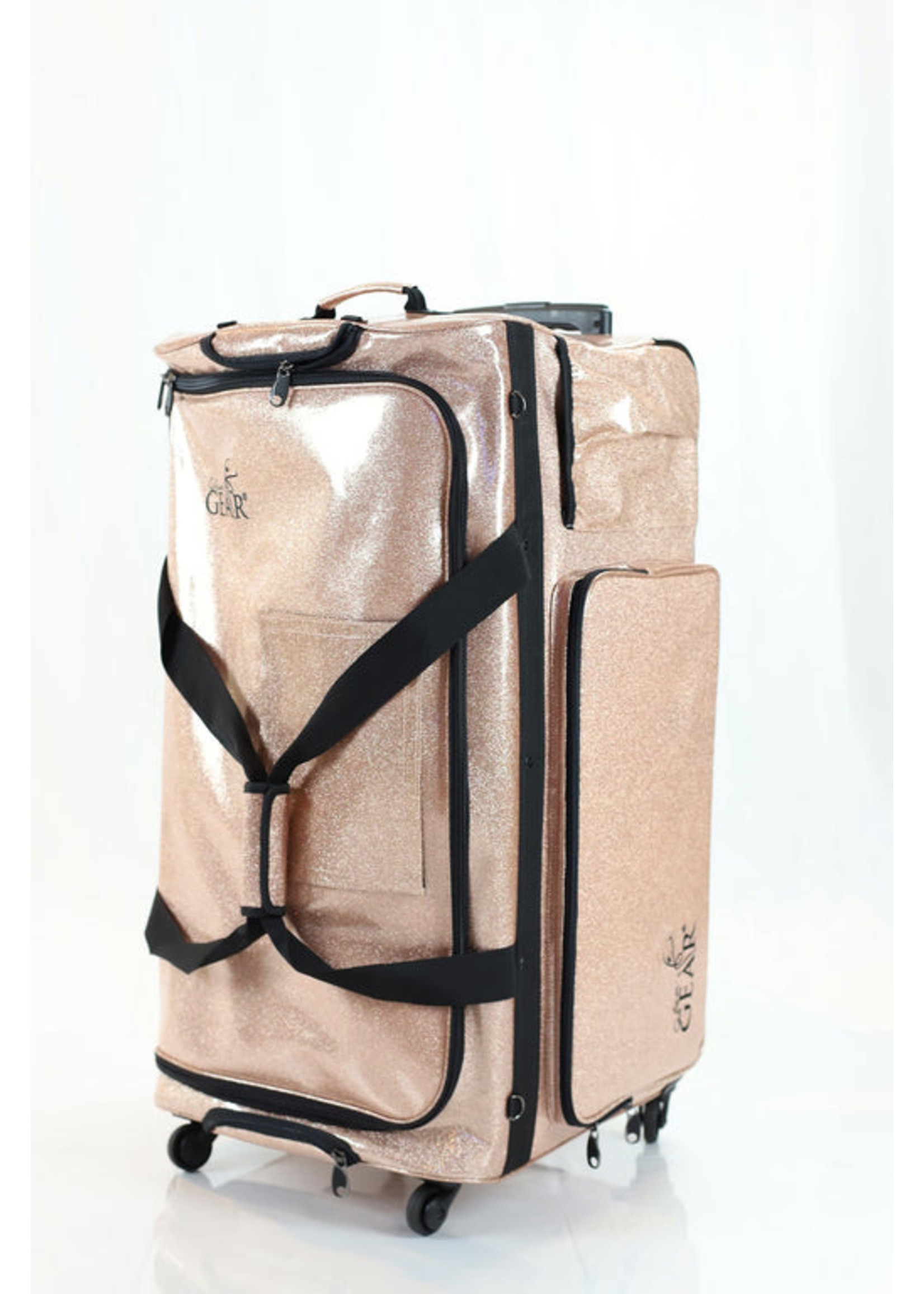 GLAM R GEAR STANDARD GLITTER CHANGING STATION TRAVEL BAG WITH RACK Attitudes Dancewear Etc