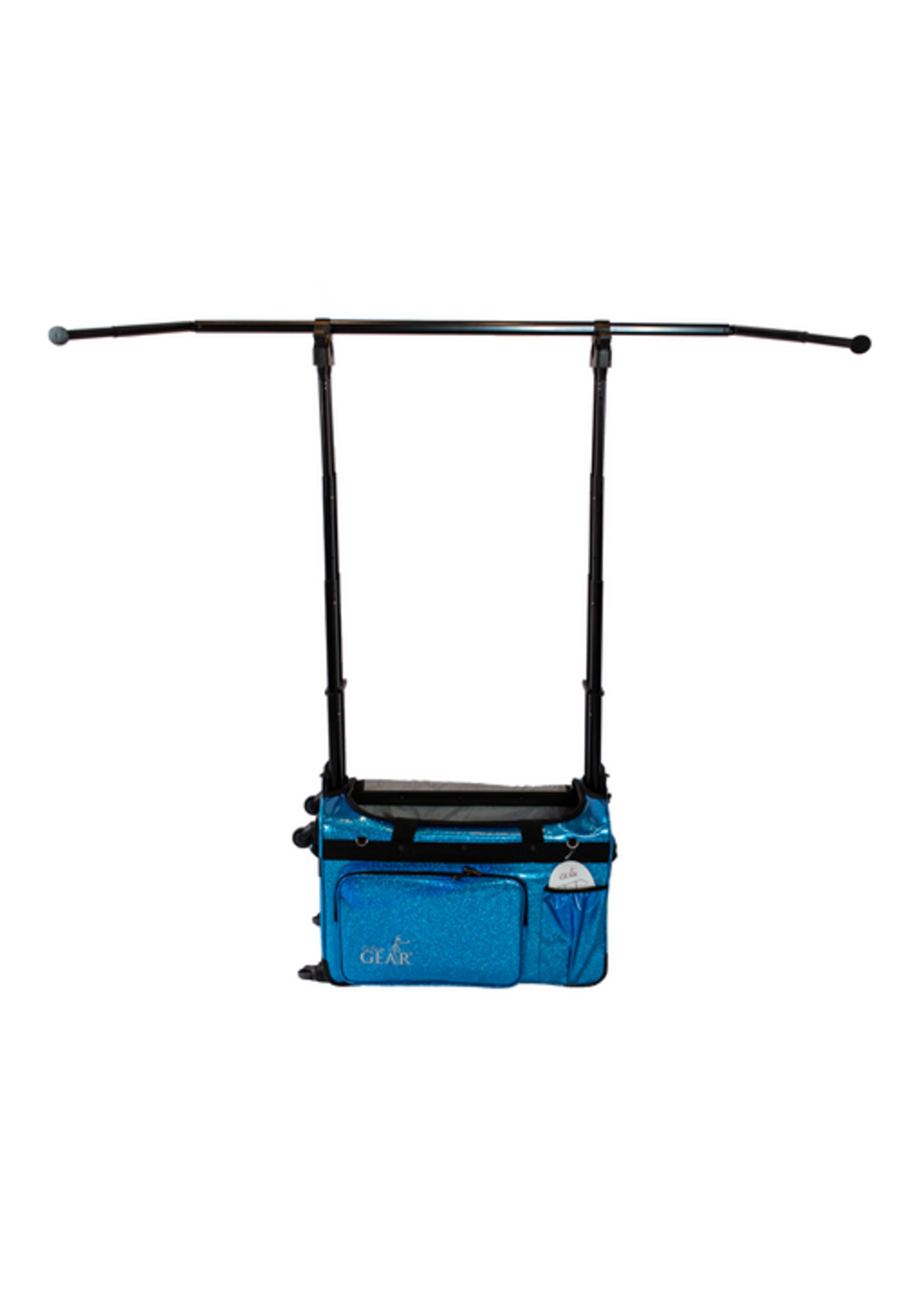 GLAM'R GEAR LARGE GLITTER CHANGING STATION TRAVEL BAG WITH RACK