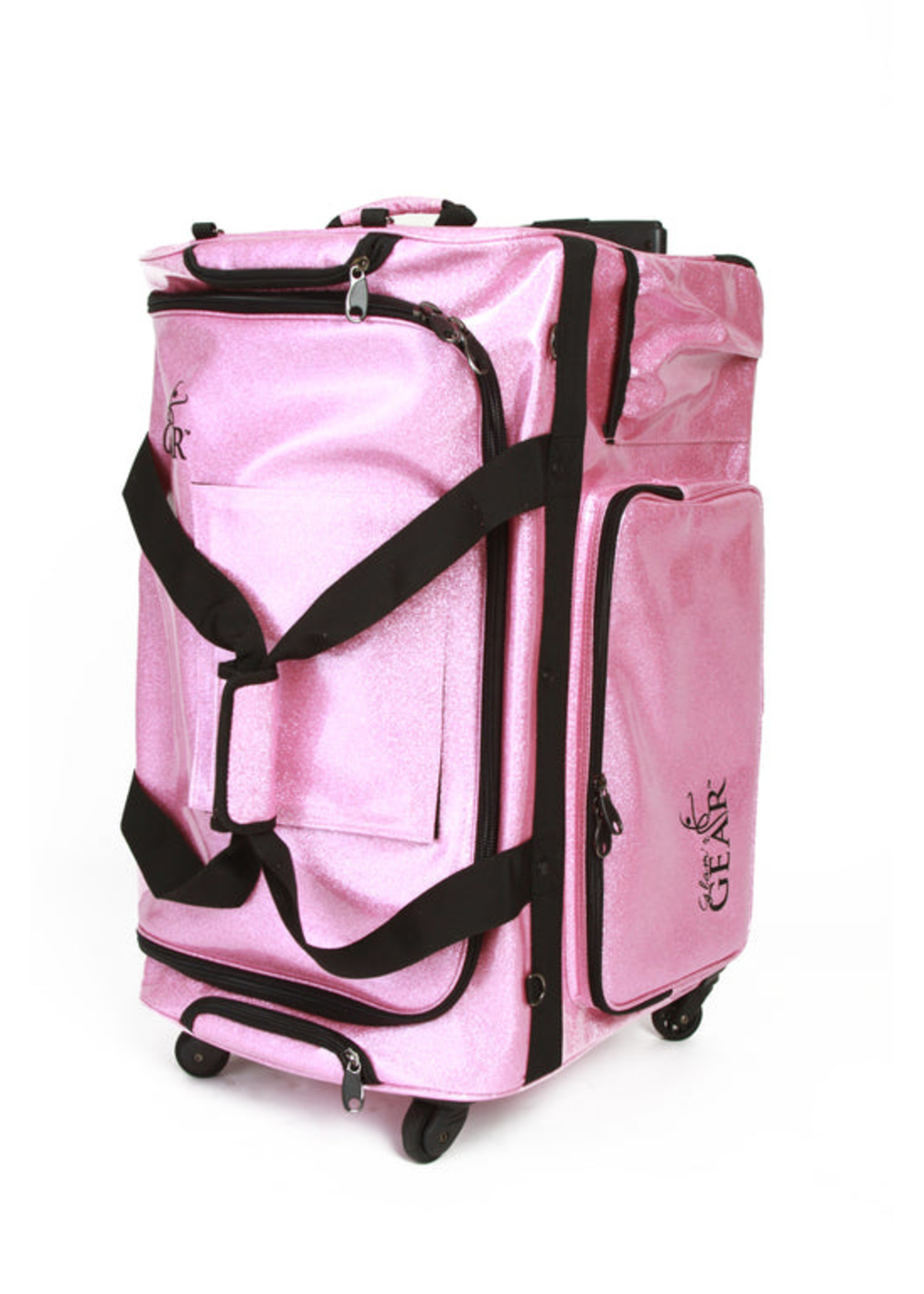 GLAM'R GEAR GLAM’R GEAR LARGE GLITTER CHANGING STATION TRAVEL BAG WITH RACK
