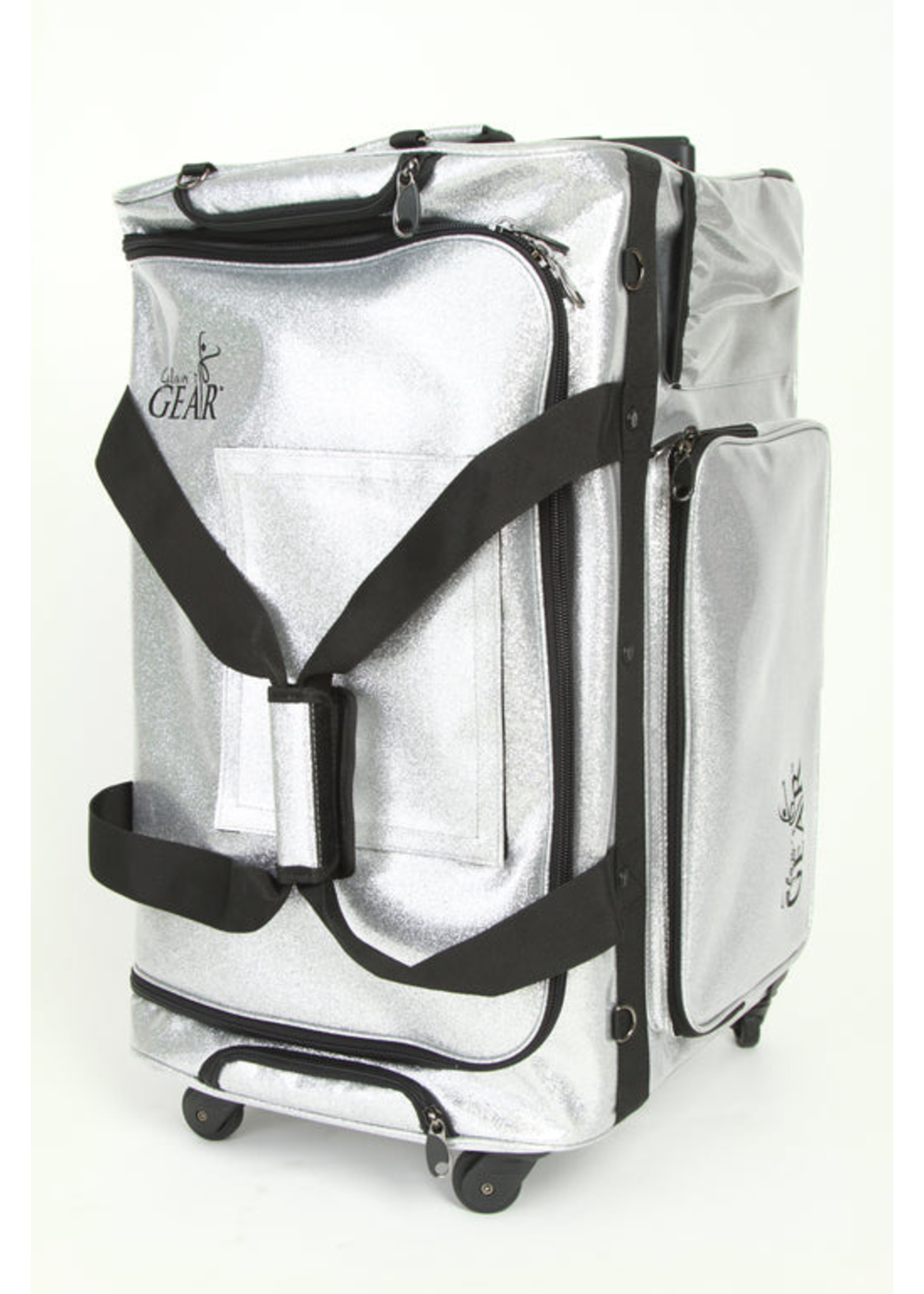 GLAM'R GEAR LARGE GLITTER CHANGING STATION TRAVEL BAG WITH RACK