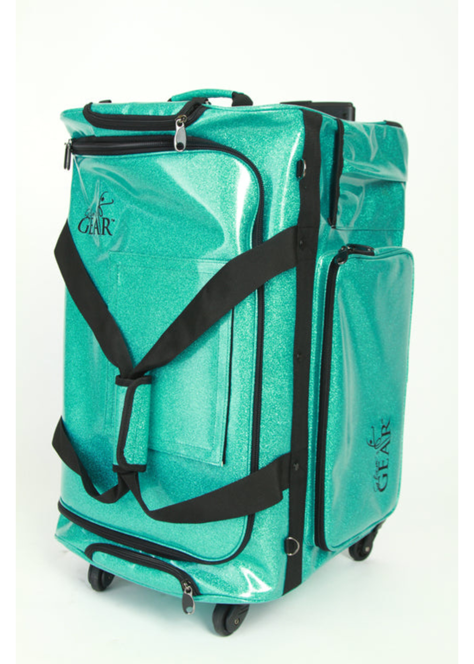 GLAM'R GEAR LARGE GLITTER CHANGING STATION TRAVEL BAG WITH RACK