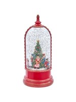 KURT S. ADLER H3363 LED MUSICAL LIGHTED NUTCRACKER PARTY SCENE 10.8" LANTERN WATER GLOBE
