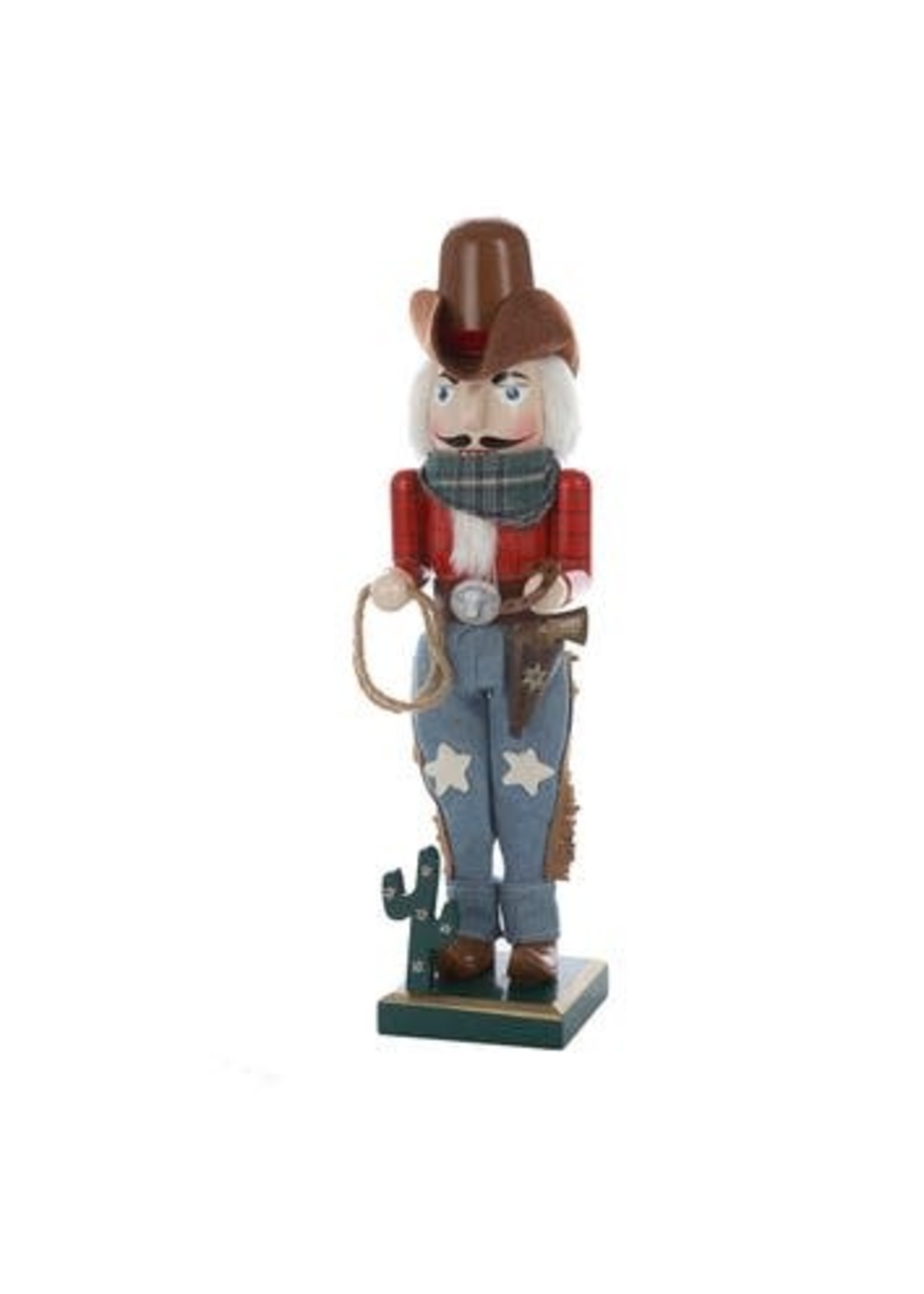 KURT S. ADLER C9672 COWBOY HOSS 15" NUTCRACKER