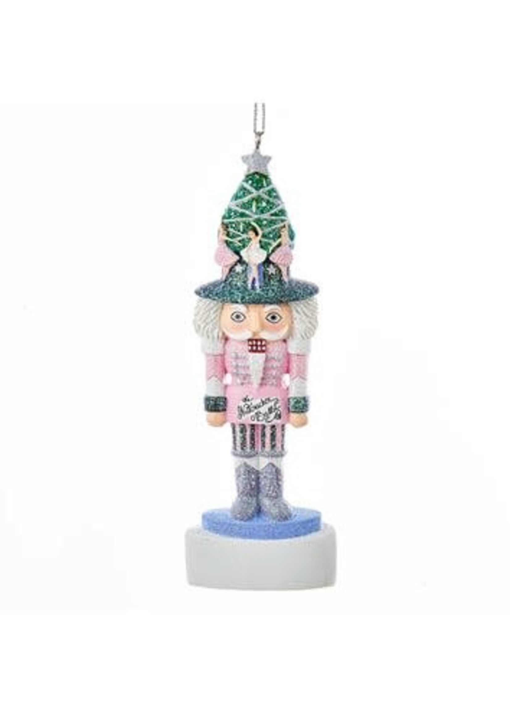 KURT S. ADLER A1614 THE NUTCRACKER BALLET FLAT NUTCRACKER PERSONALIZABLE 5.25" ORNAMENT