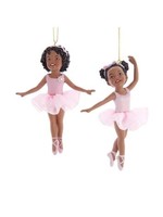 KURT S. ADLER E0481 BABY AFRICAN AMERICAN 4.25" BALLERINA ORNAMENT