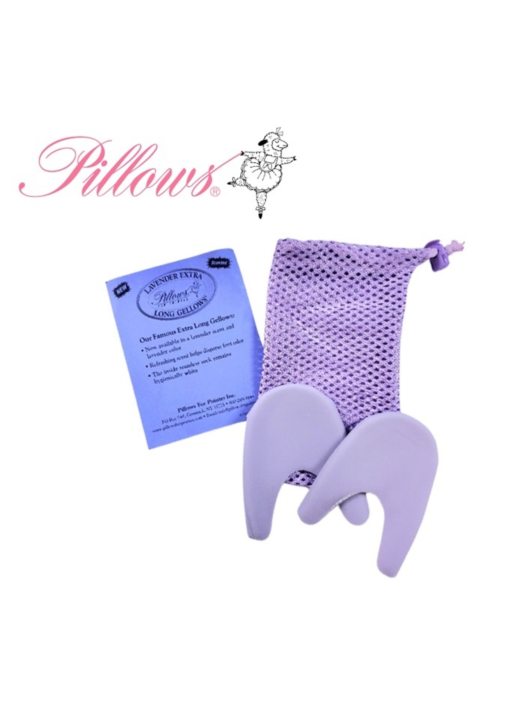 PILLOWS FOR POINTES LAVENDER SCENTED GELLOWS FOR POINTES GELX