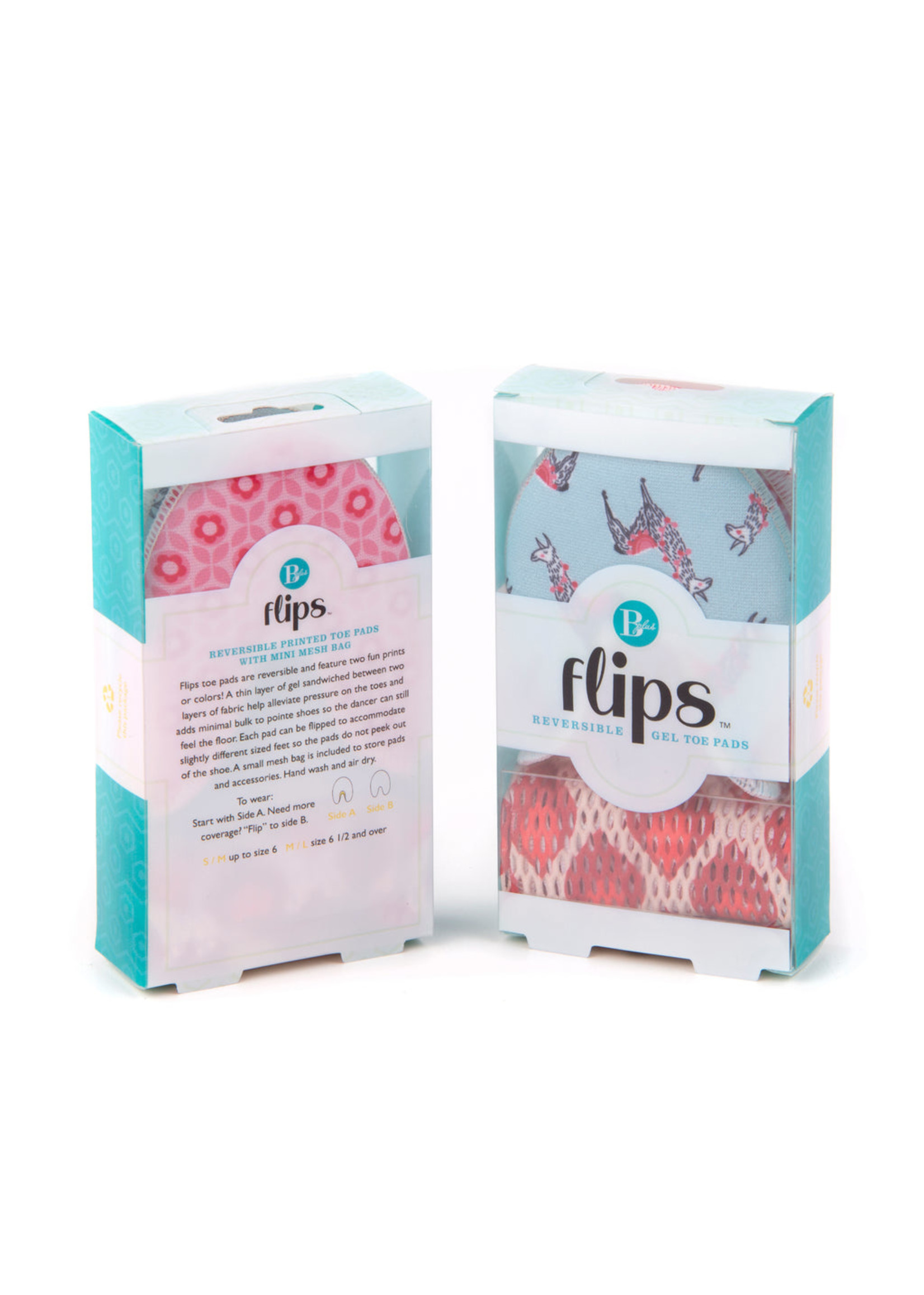 B PLUS 120 FLIPS REVERSIBLE TOE PADS WITH MESH BAG