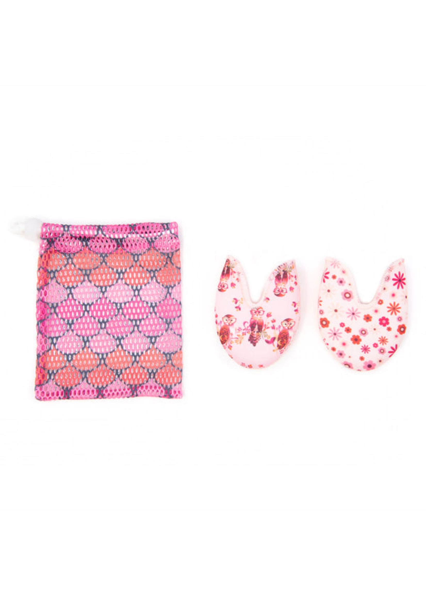 B PLUS 120 FLIPS REVERSIBLE TOE PADS WITH MESH BAG