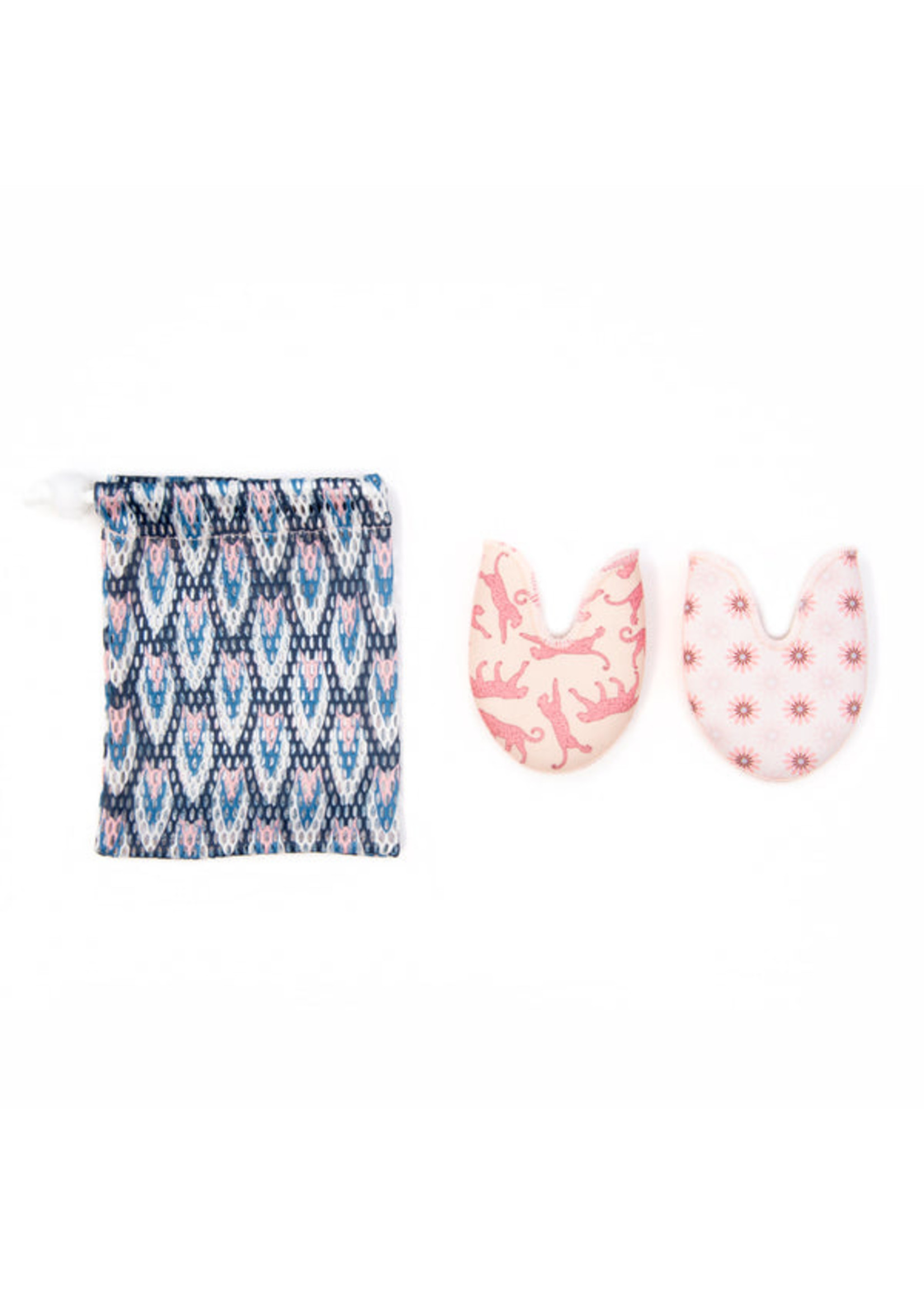 B PLUS 120 FLIPS REVERSIBLE TOE PADS WITH MESH BAG