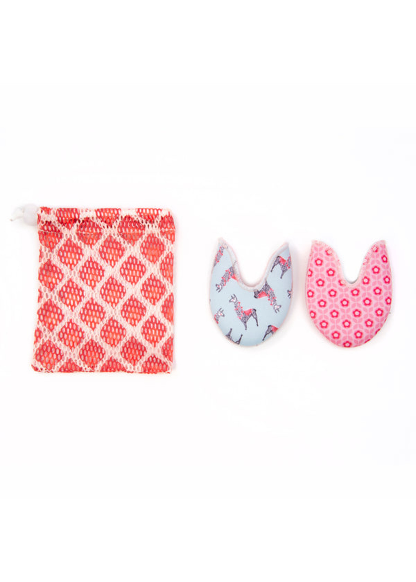 B PLUS 120 FLIPS REVERSIBLE TOE PADS WITH MESH BAG