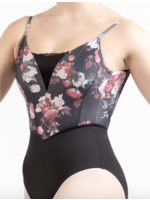 DANSE DE PARIS ANTIONETTE LACE INSET BODICE CAMISOLE LEOTARD