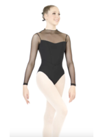 DANSE DE PARIS ISABELLE SWEETHEART HIGH NECK ZIP BACK L/S LEOTARD