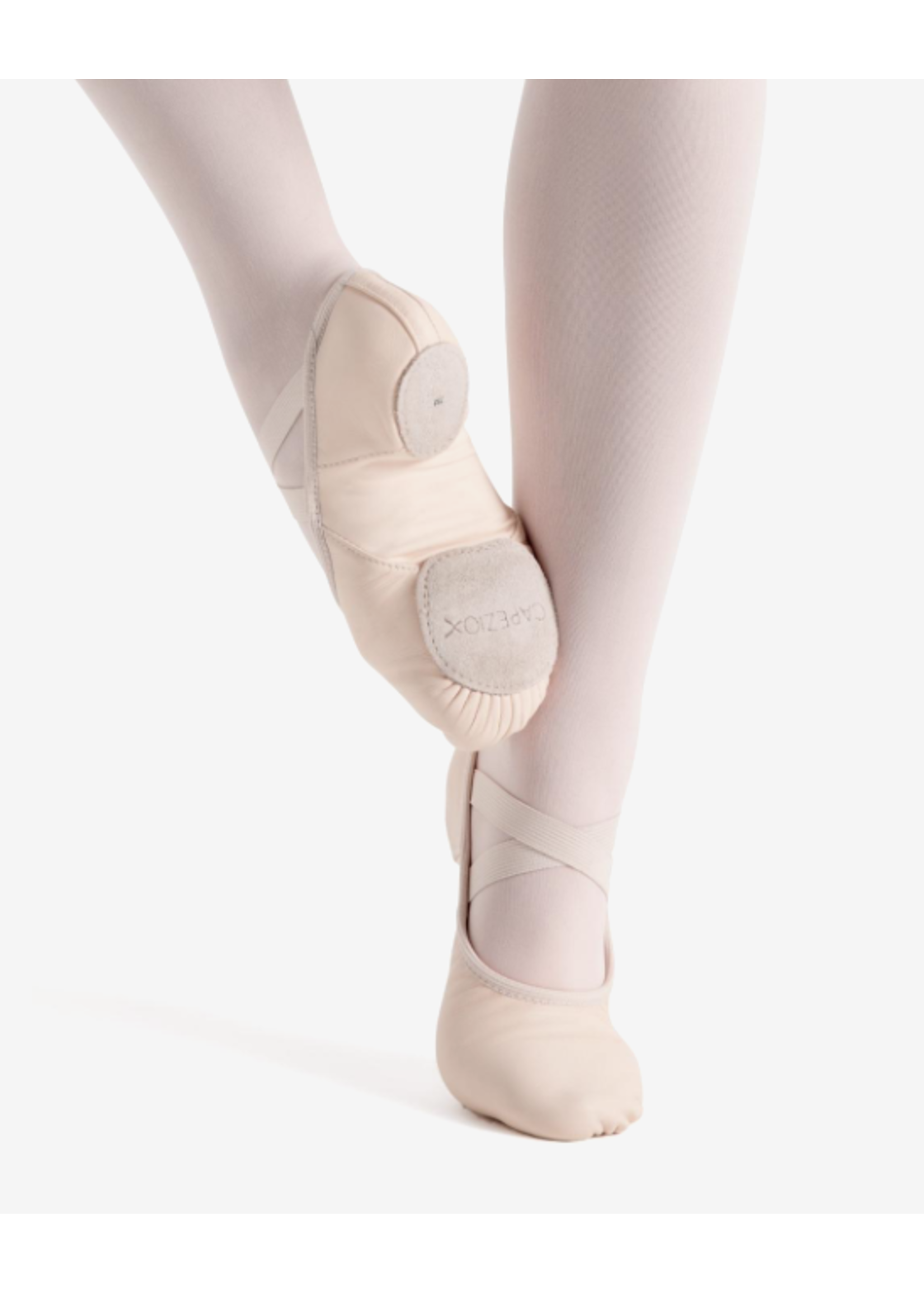 CAPEZIO & BUNHEADS A2038C HANAMI LEATHER SPLIT SOLE BALLET SHOE