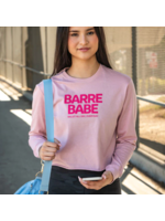 COVET DANCE BARRE BABE L/S CROPPED TSHIRT