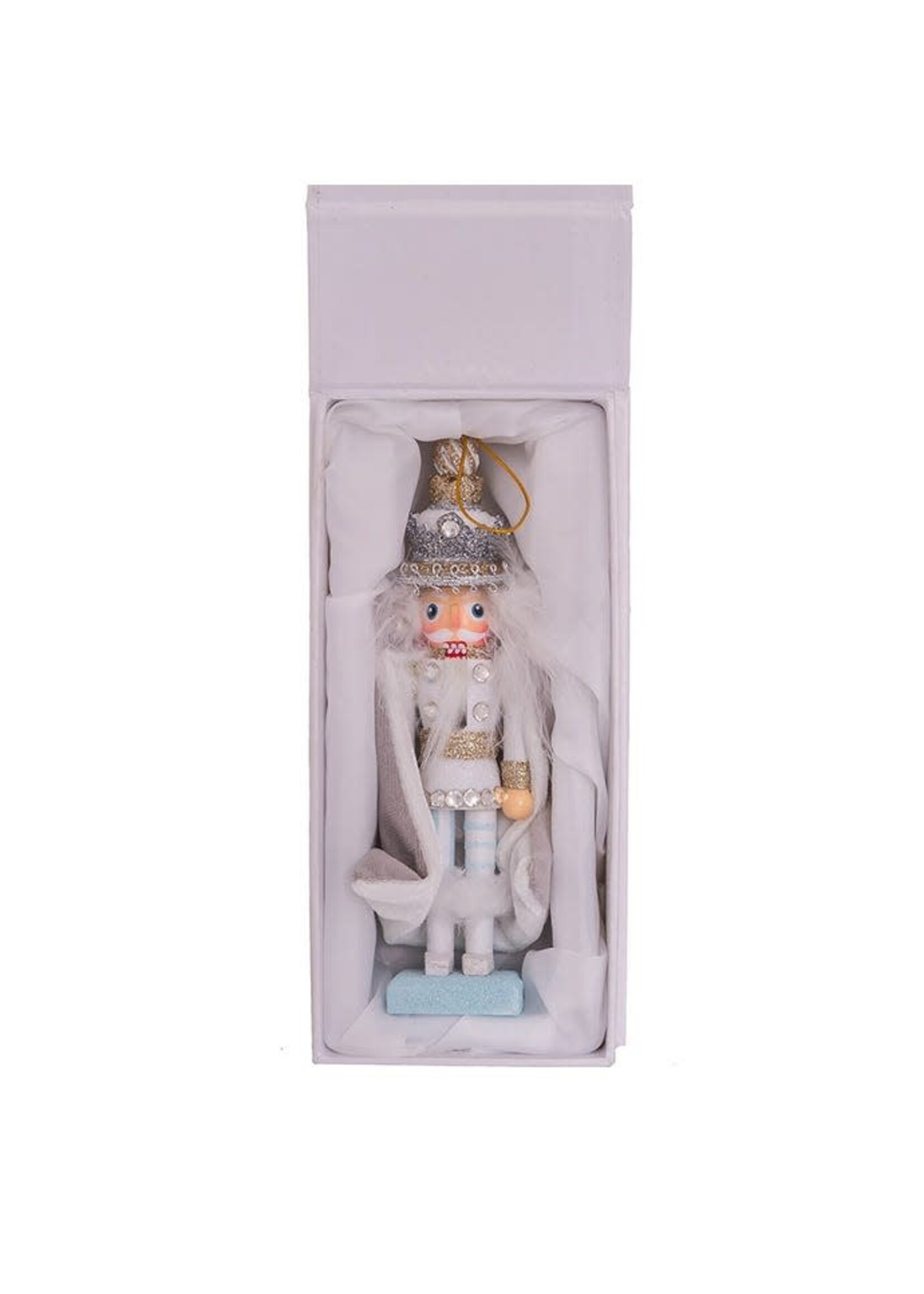 KURT S. ADLER HA0600 SWAROVSKI KING 6" NUTCRACKER ORNAMENT