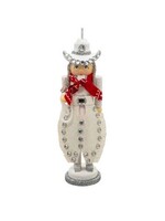 KURT S. ADLER HA0677 RHINESTONE COWGIRL 6" NUTCRACKER ORNAMENT