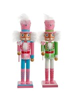 KURT S. ADLER C5966 CANDY COATED CHEERMEISTER 15" WOODEN NUTCRACKER