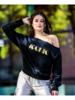 OH LA LA OLL242 ICONIC GLAM OPEN NECK SWEATSHIRT