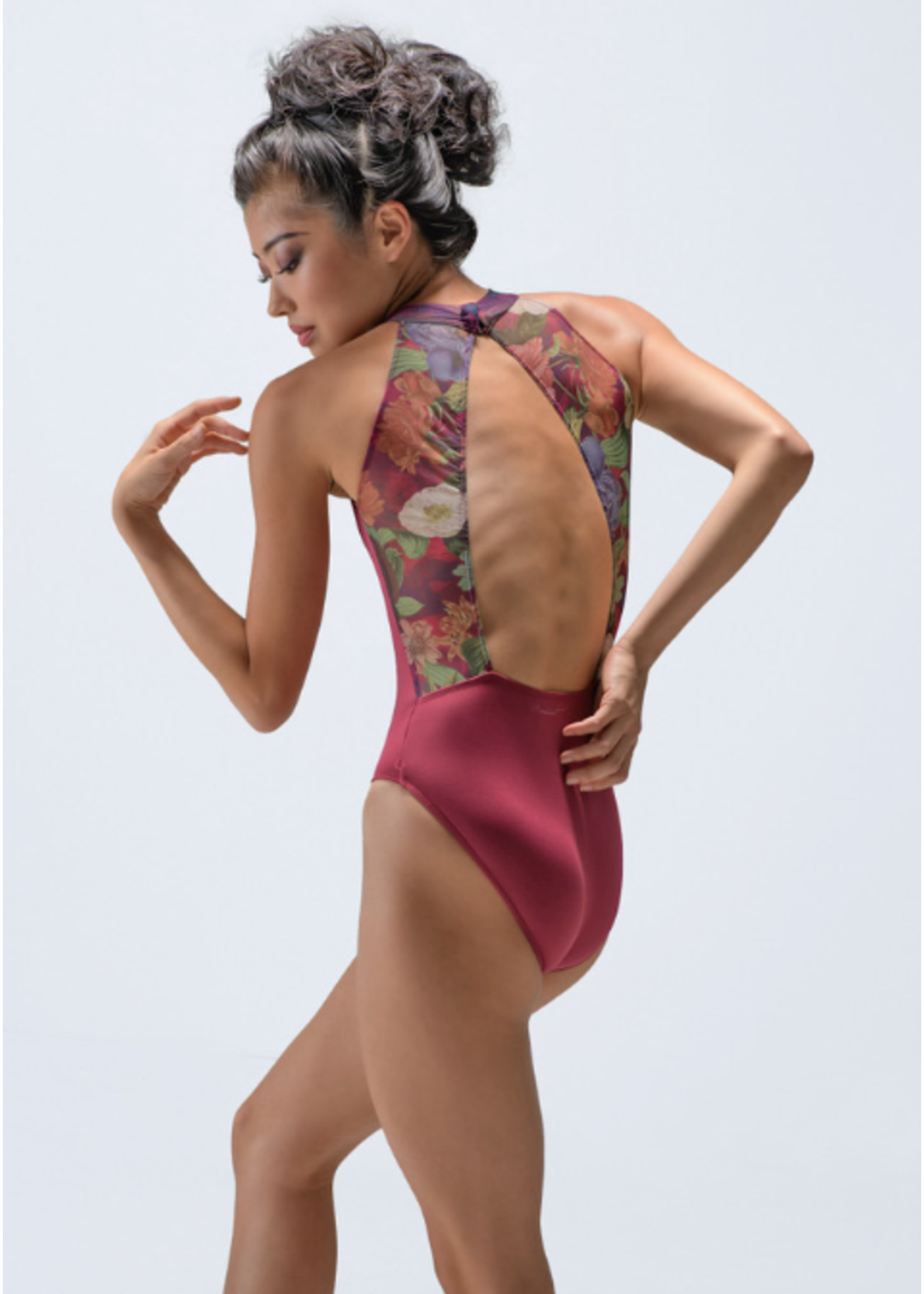 BALLET ROSA AVERY ETELAN COLLECTION HIGH NECK OPEN BACK LEOTARD