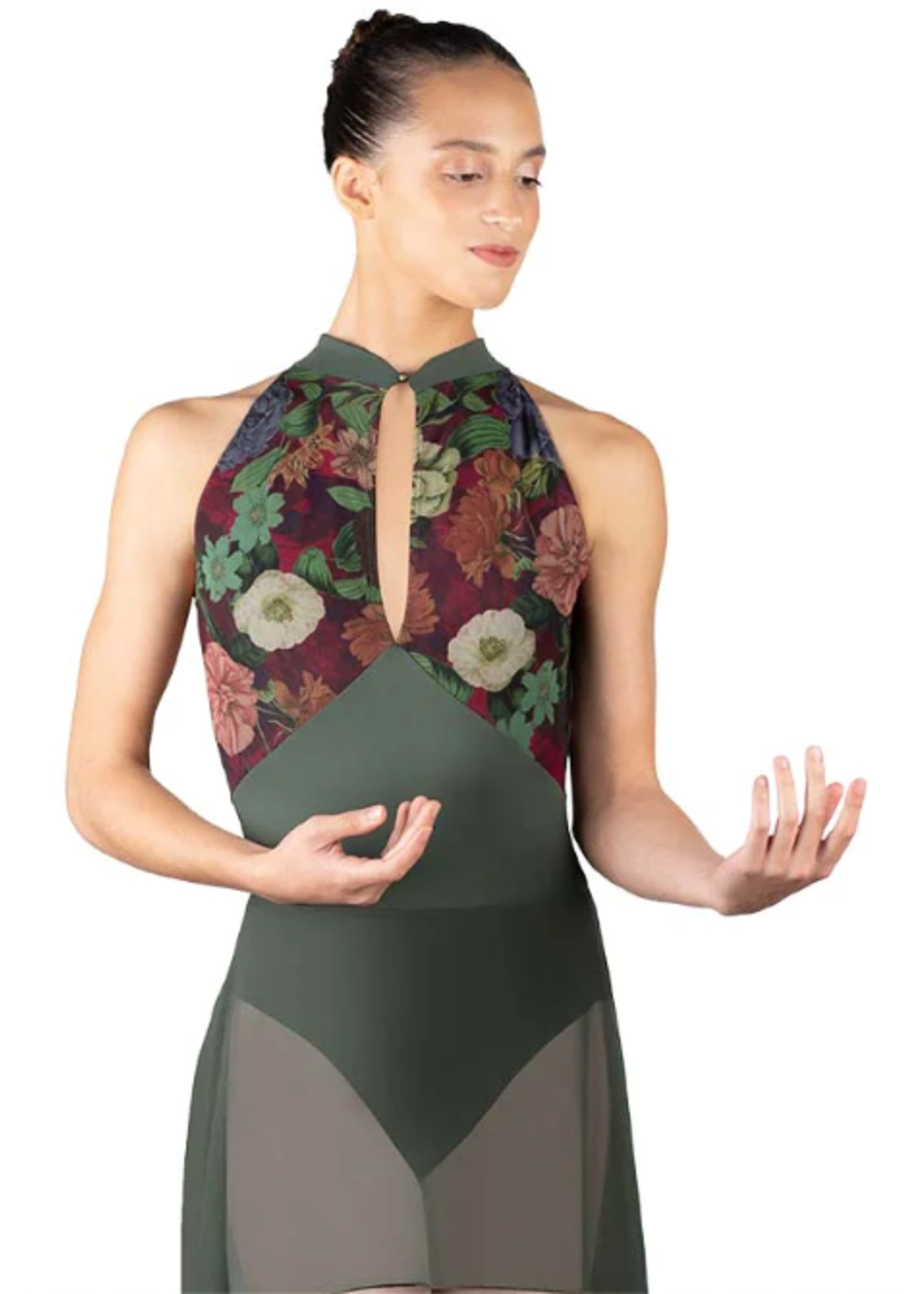 Athena Lady's Ballet Dance Leotard with Floral or Lace Back and Front –  JeravaeKC