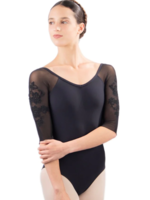 BALLET ROSA ALY AUTRICHE COLLECTION LOW PINCH BACK HALF SLEEVE LEOTARD