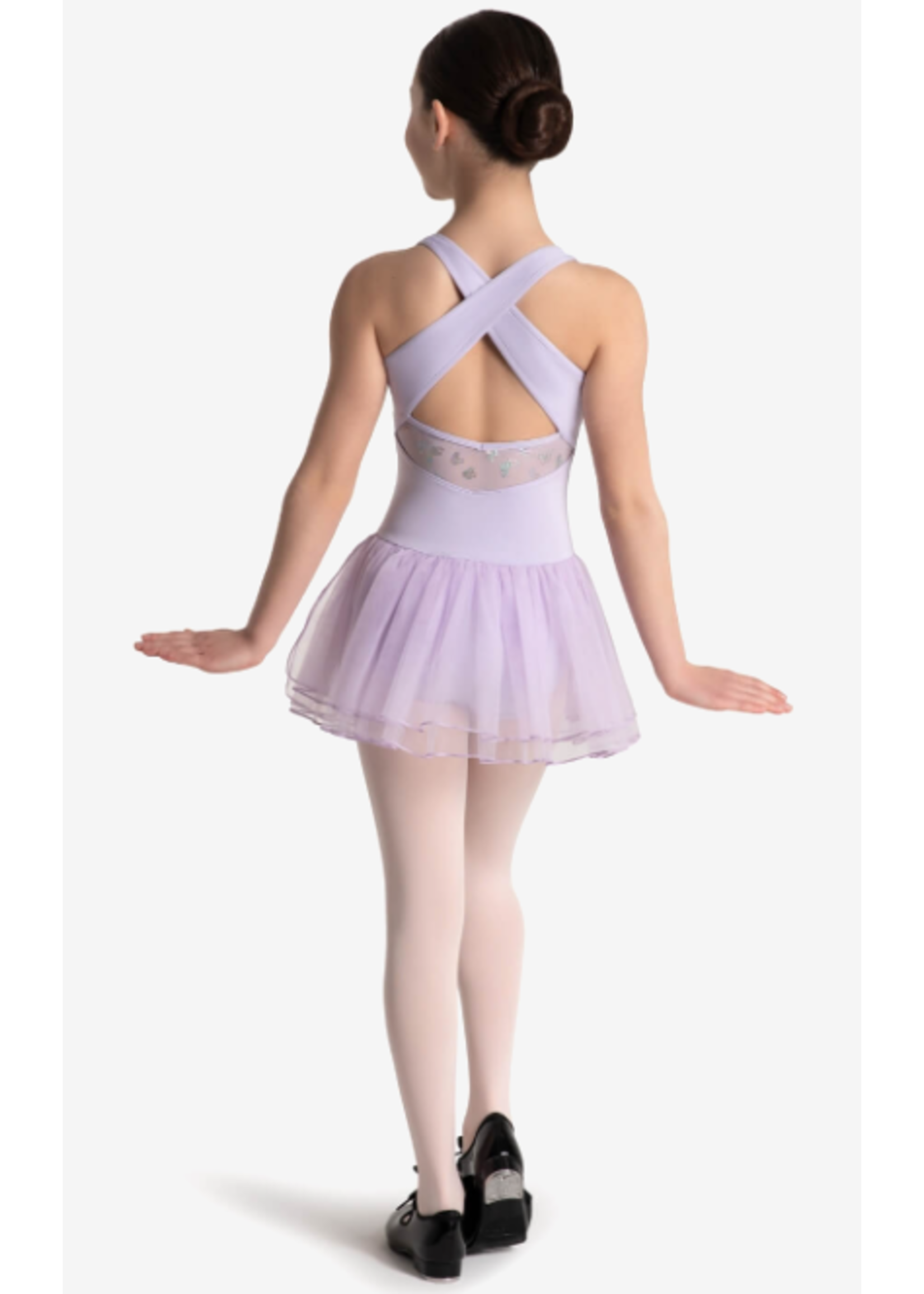 CAPEZIO & BUNHEADS A12063C SOCIAL BUTTERFLY METALLIC MONARCH TUTU DRESS