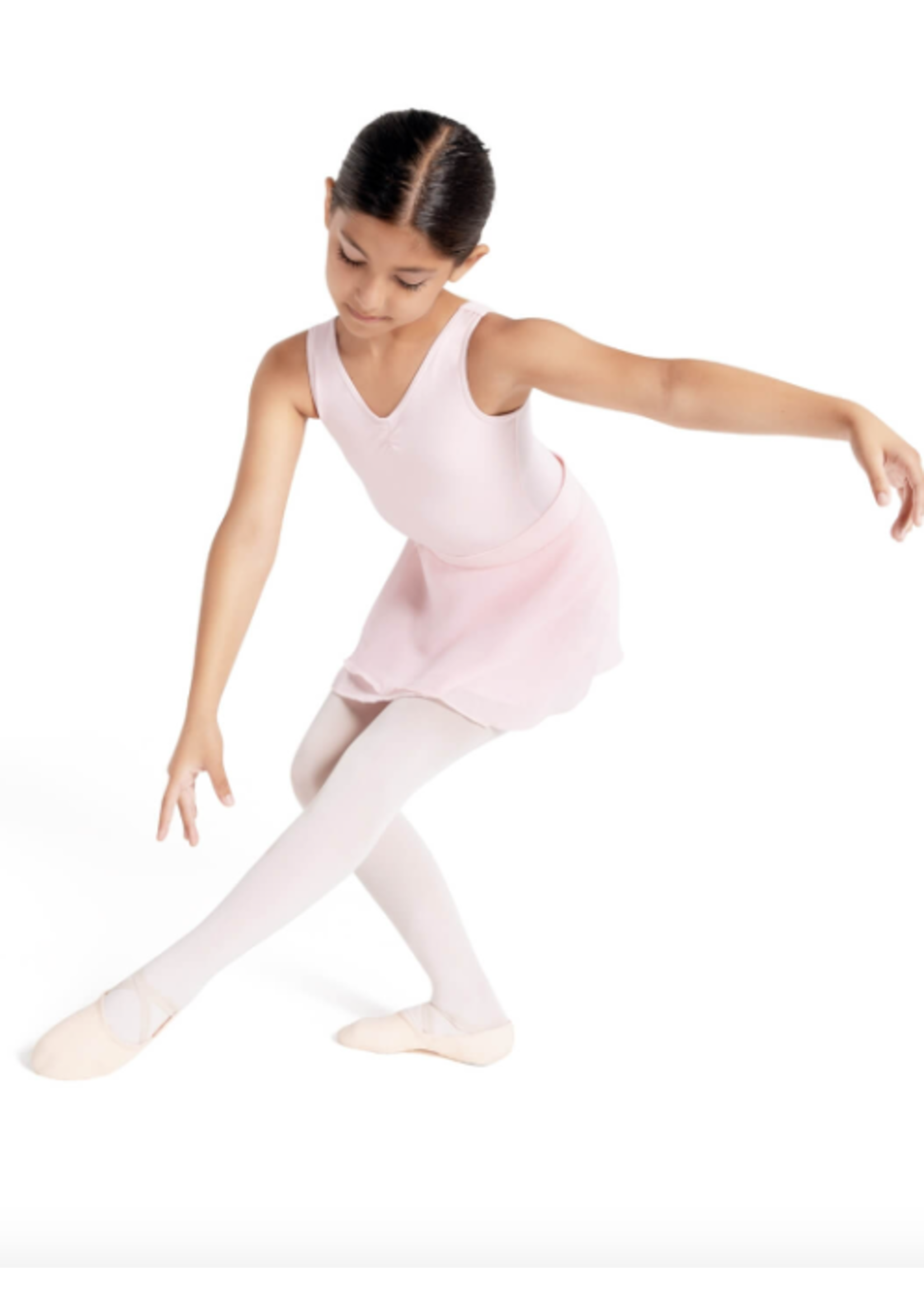 CAPEZIO & BUNHEADS ASE1055C PULL ON MOCK WRAP SKIRT