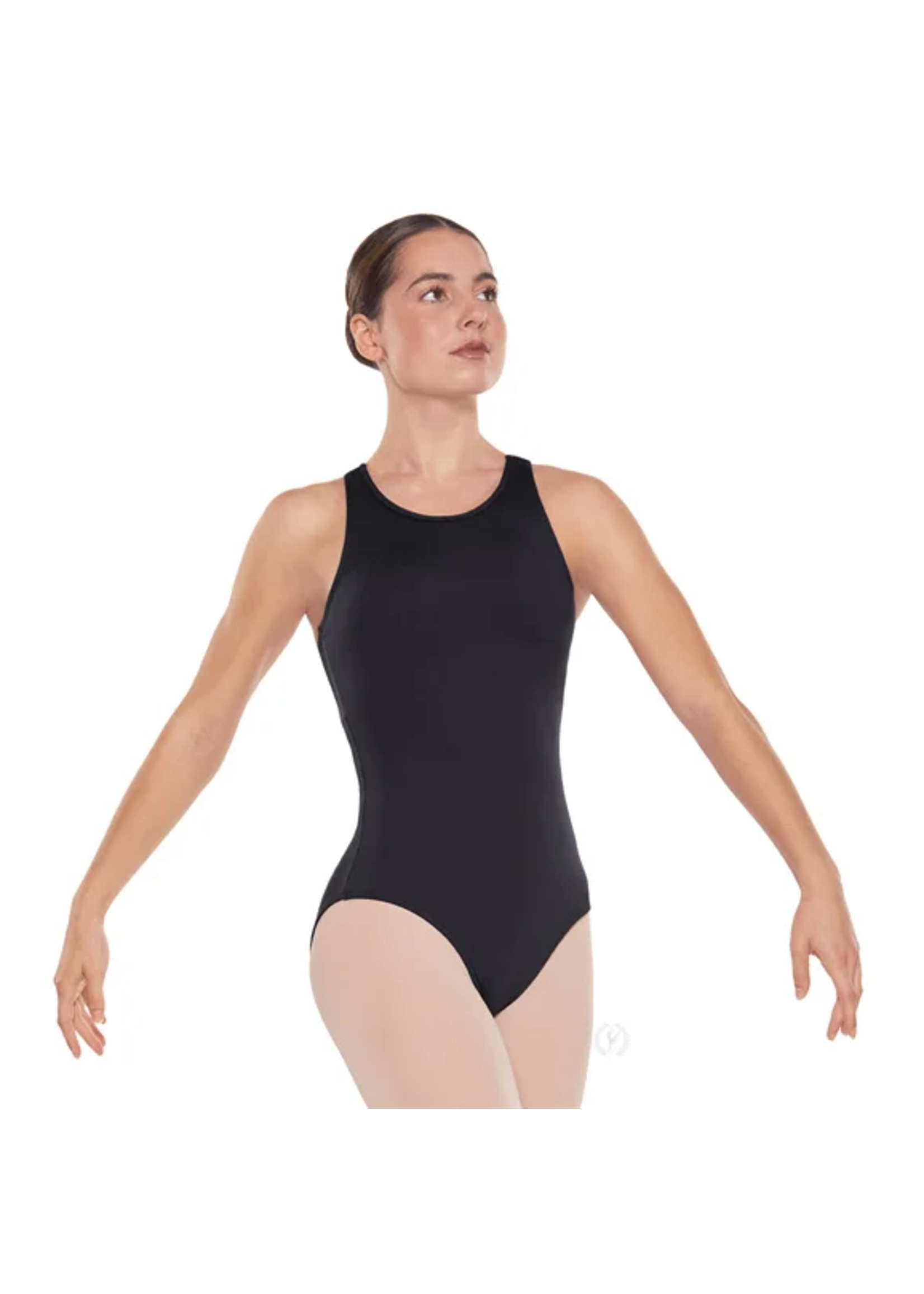 EUROTARD 44920 RACERBACK TANK LEOTARD WITH REMOVABLE CUPS