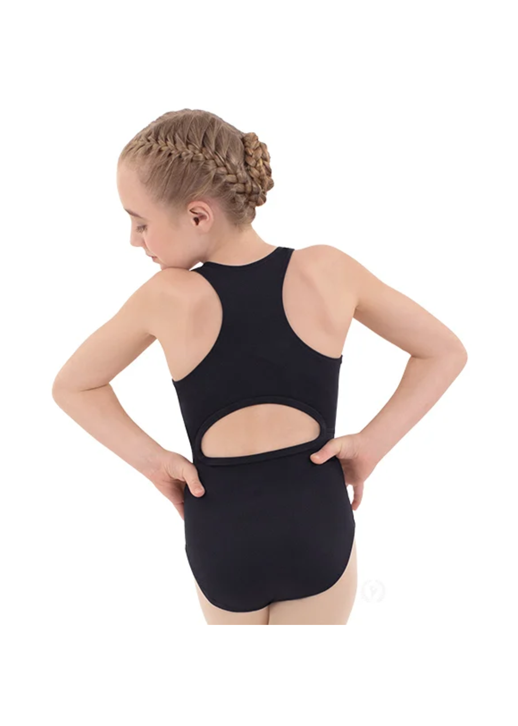 EUROTARD 44920 RACERBACK TANK LEOTARD WITH REMOVABLE CUPS