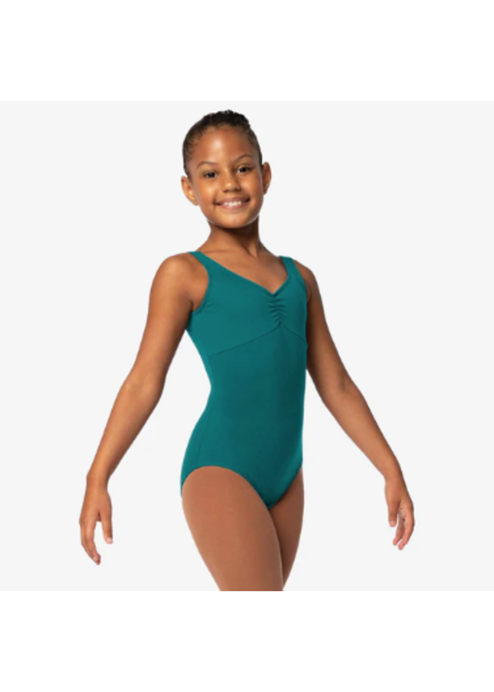 SO DANCA SL116 EDITTA PINCH FRONT SQUARE BACK TANK LEOTARD