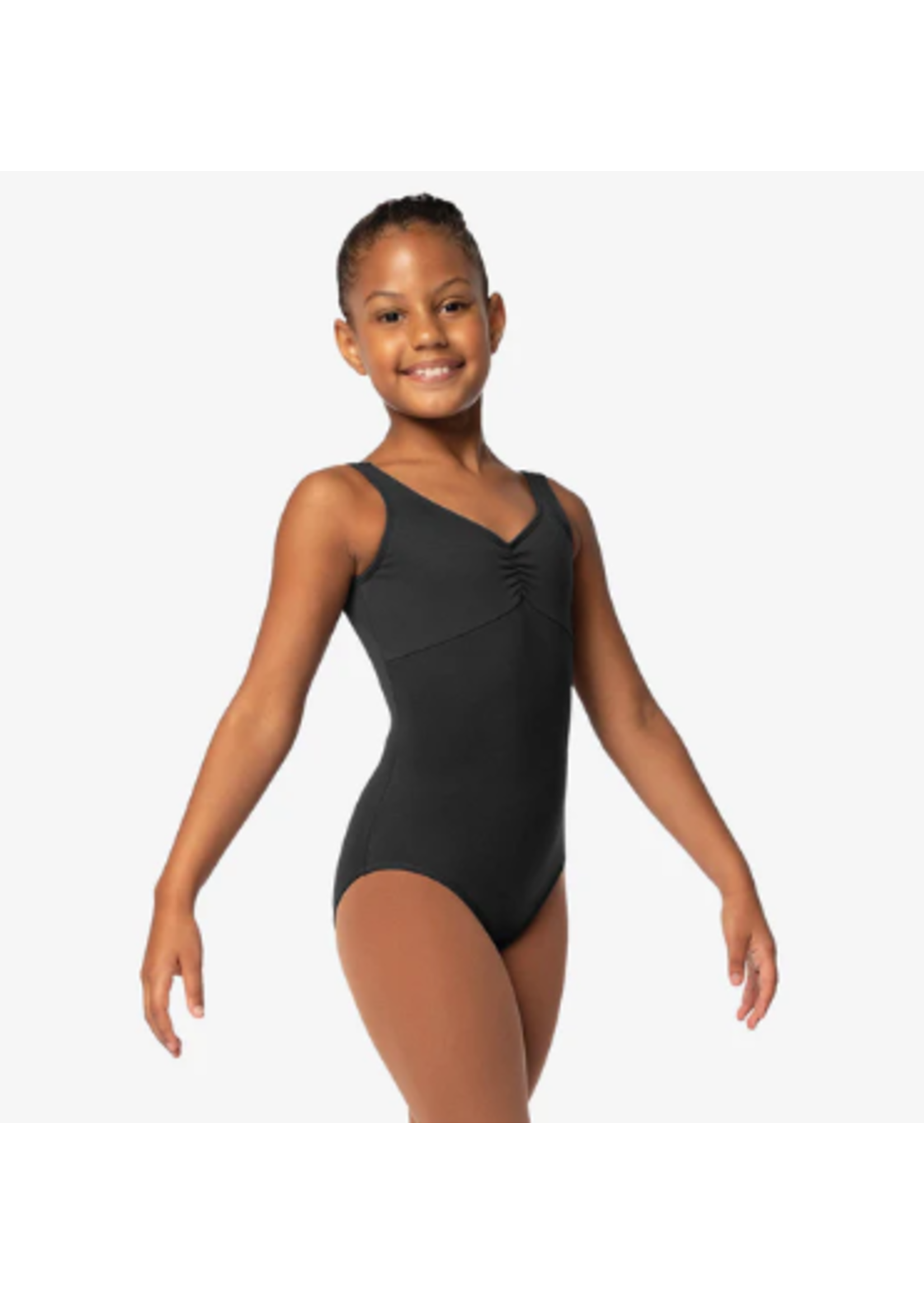 SO DANCA SL116 EDITTA PINCH FRONT SQUARE BACK TANK LEOTARD