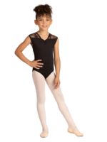 DANSHUZ 24101C GILLIAN BOW MESH TANK LEOTARD