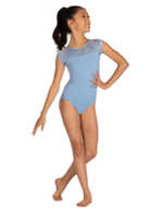 DANSHUZ 24102C AUDRA CAP SLEEVE LACE LEOTARD