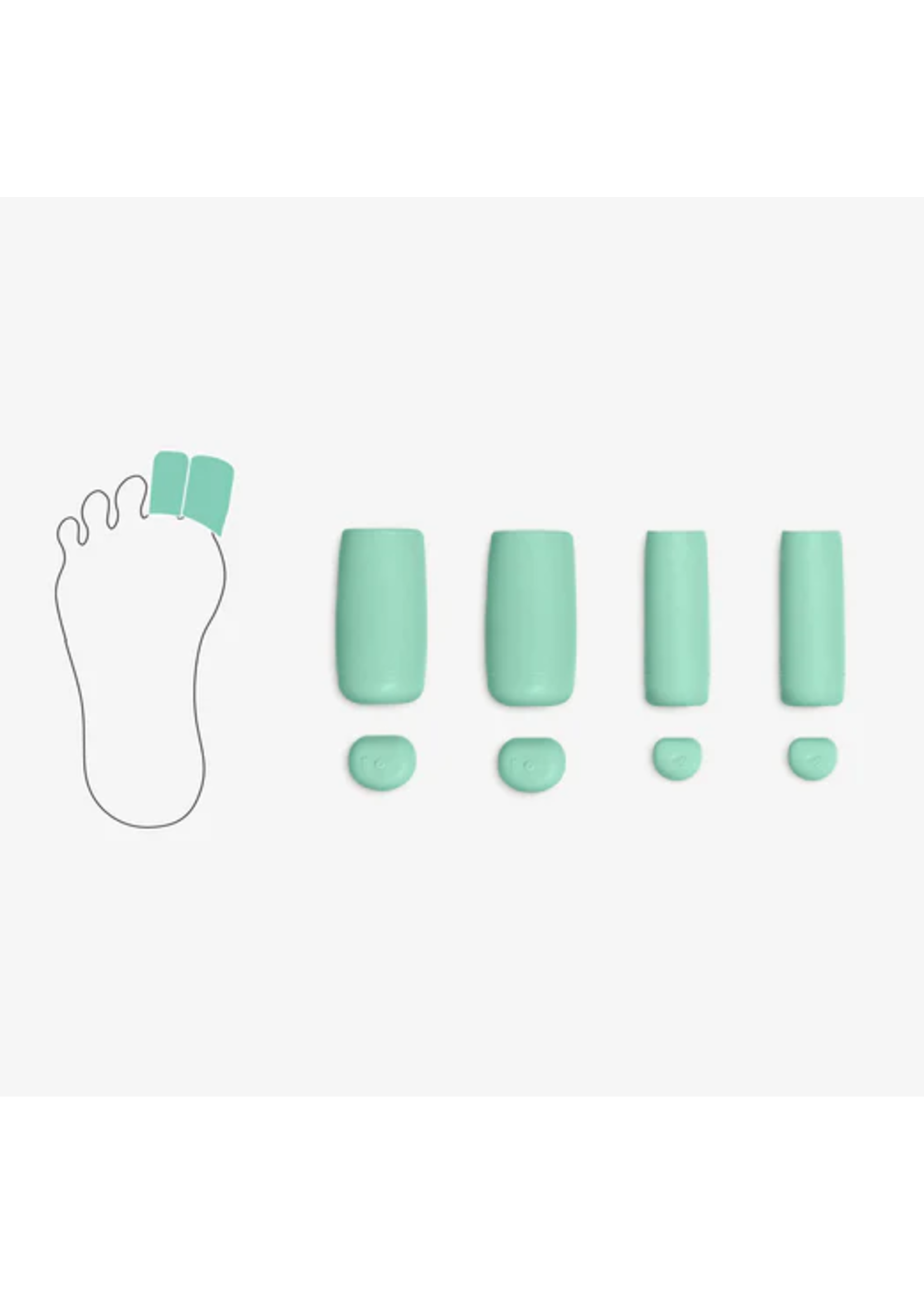 SO DANCA AC28 LEVEL UP TOE GELS BIG TOE + 2ND TOE COMBO PACK
