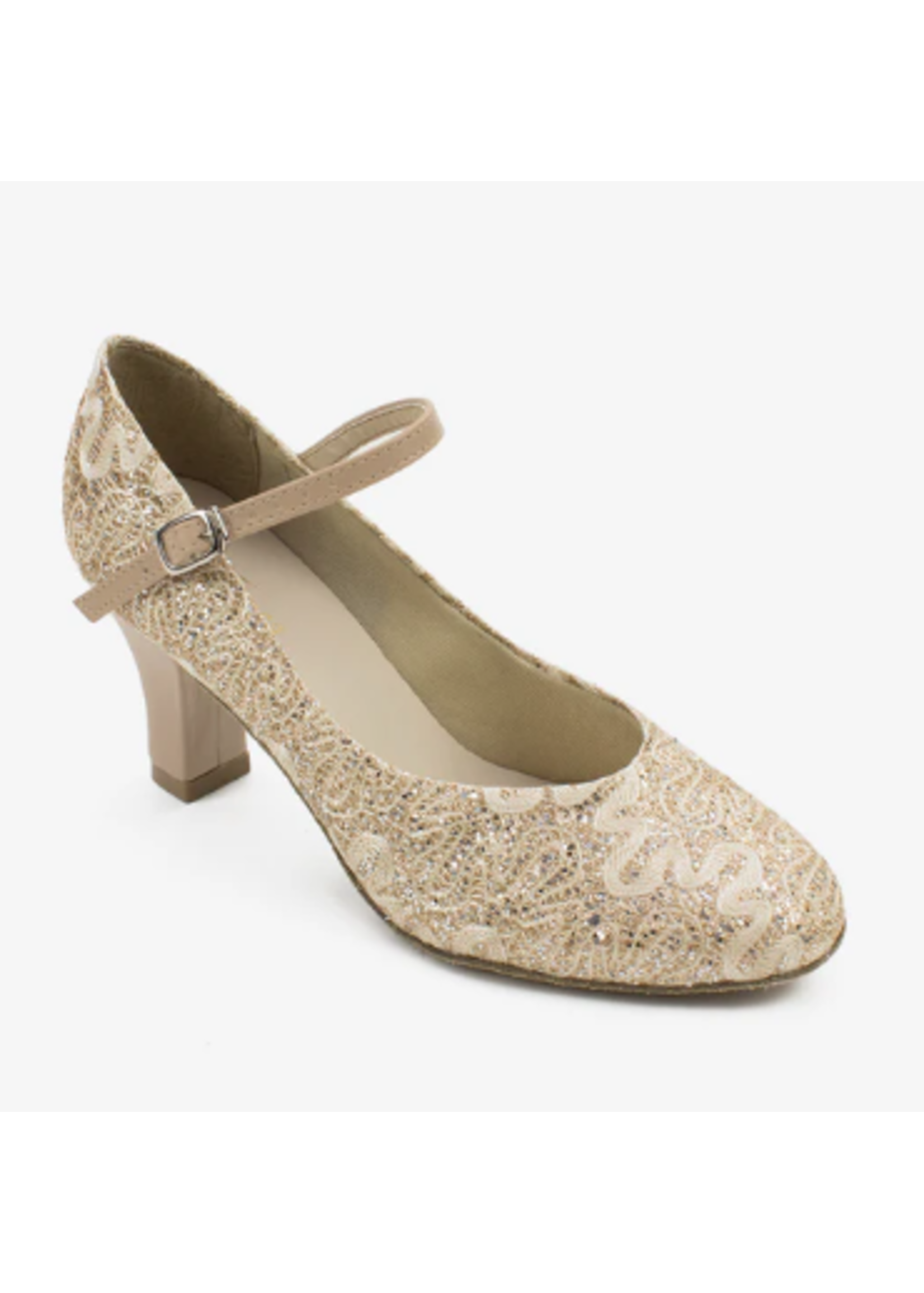 SO DANCA BL166 ROSALINA CLOSED TOE 2.5" BALLROOM SHOE