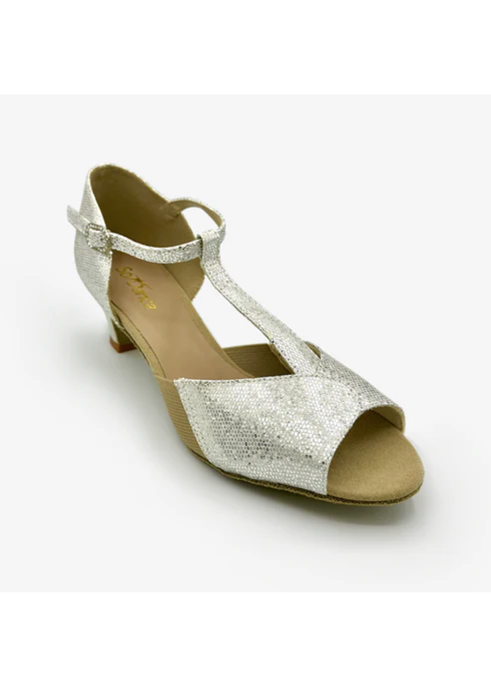 SO DANCA BL33 SPARKLY 1.5'' TSTRAP OPEN TOE BALLROOM SHOE