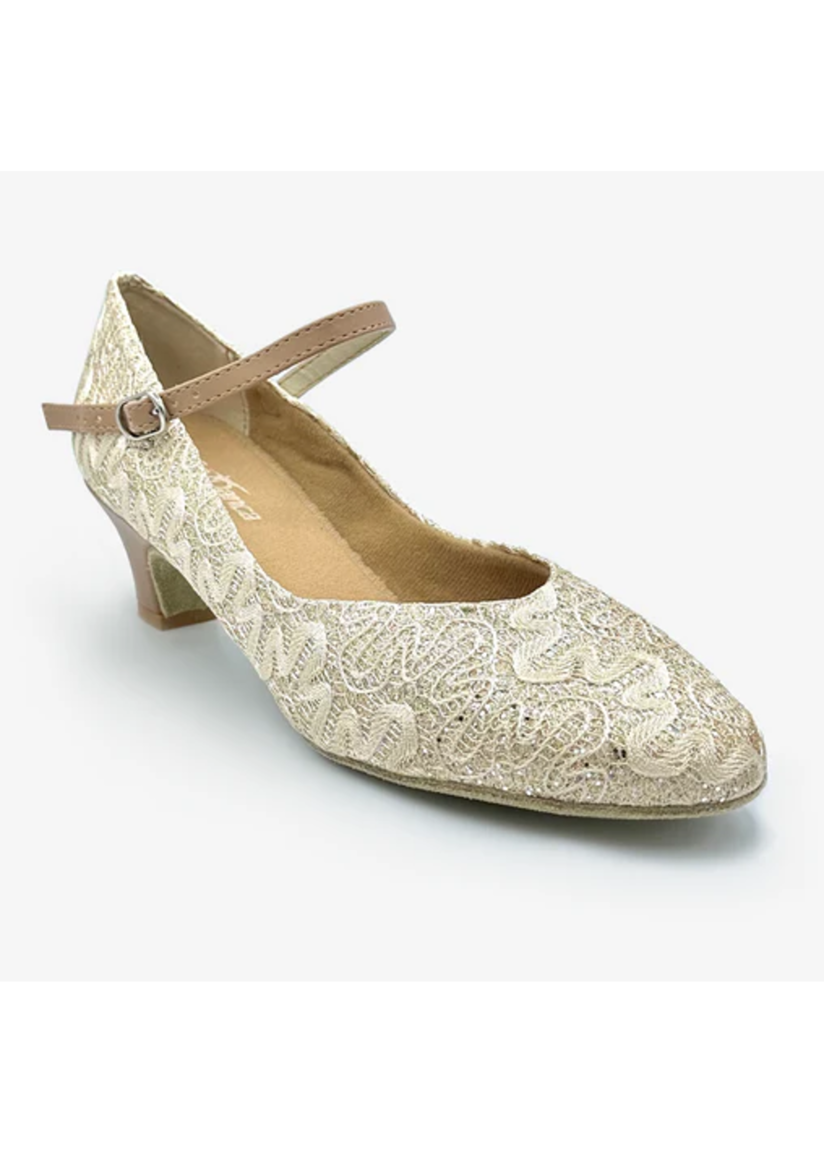 SO DANCA BL116 GLITTER FABRIC 1.5” HEEL BALLROOM SHOE