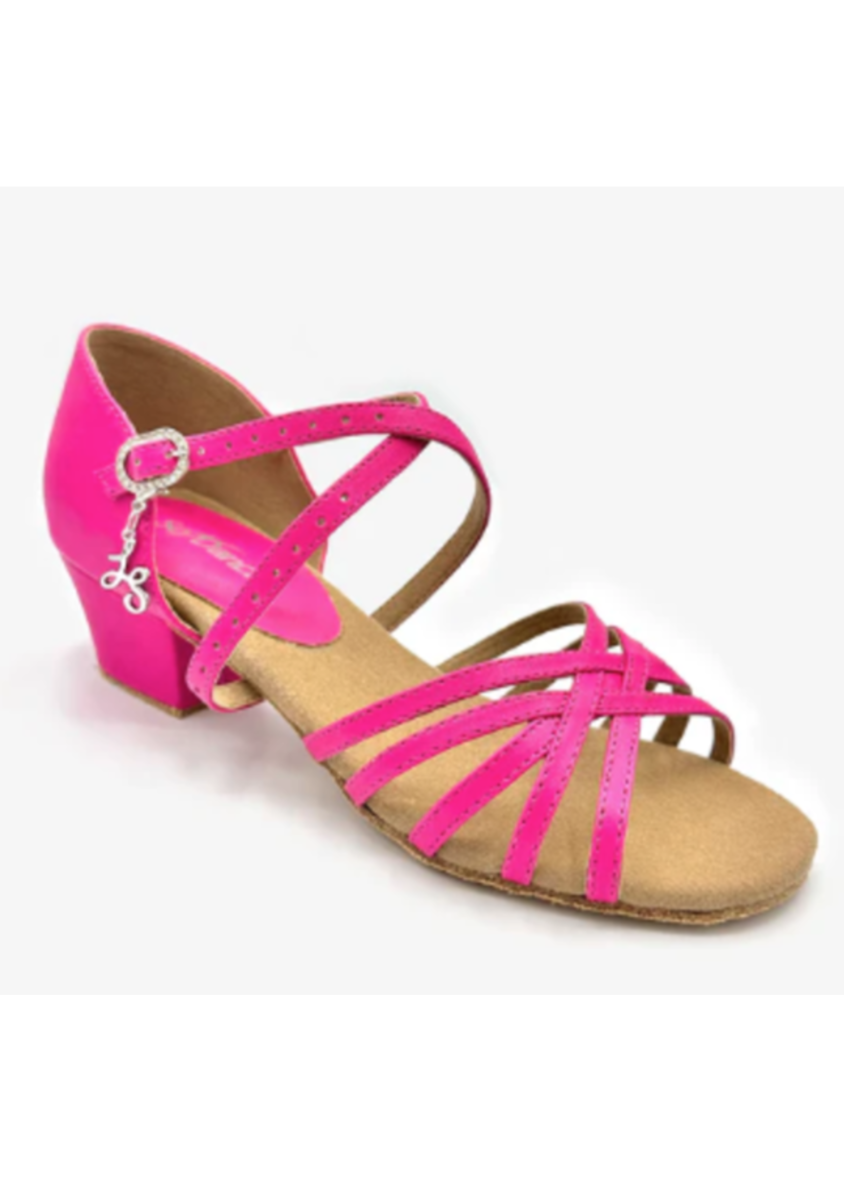 SO DANCA BL300 LACY SCHWIMMER MAMBO 3/4" OPEN TOE SANDAL BALLROOM SHOE