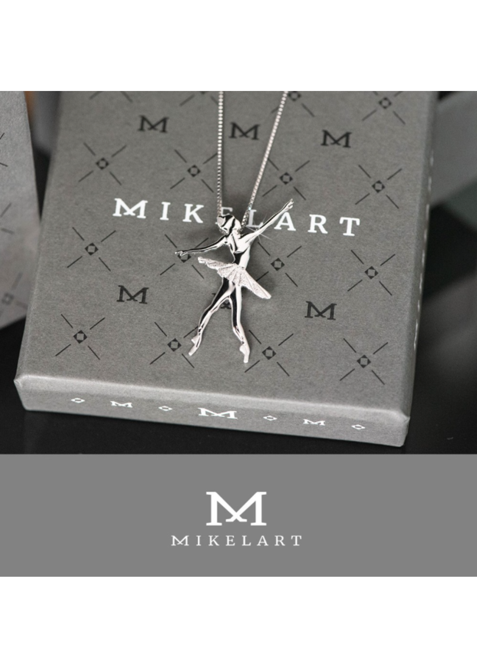 MIKELART MK GIOIELLO ROSA DANZA NECKLACE