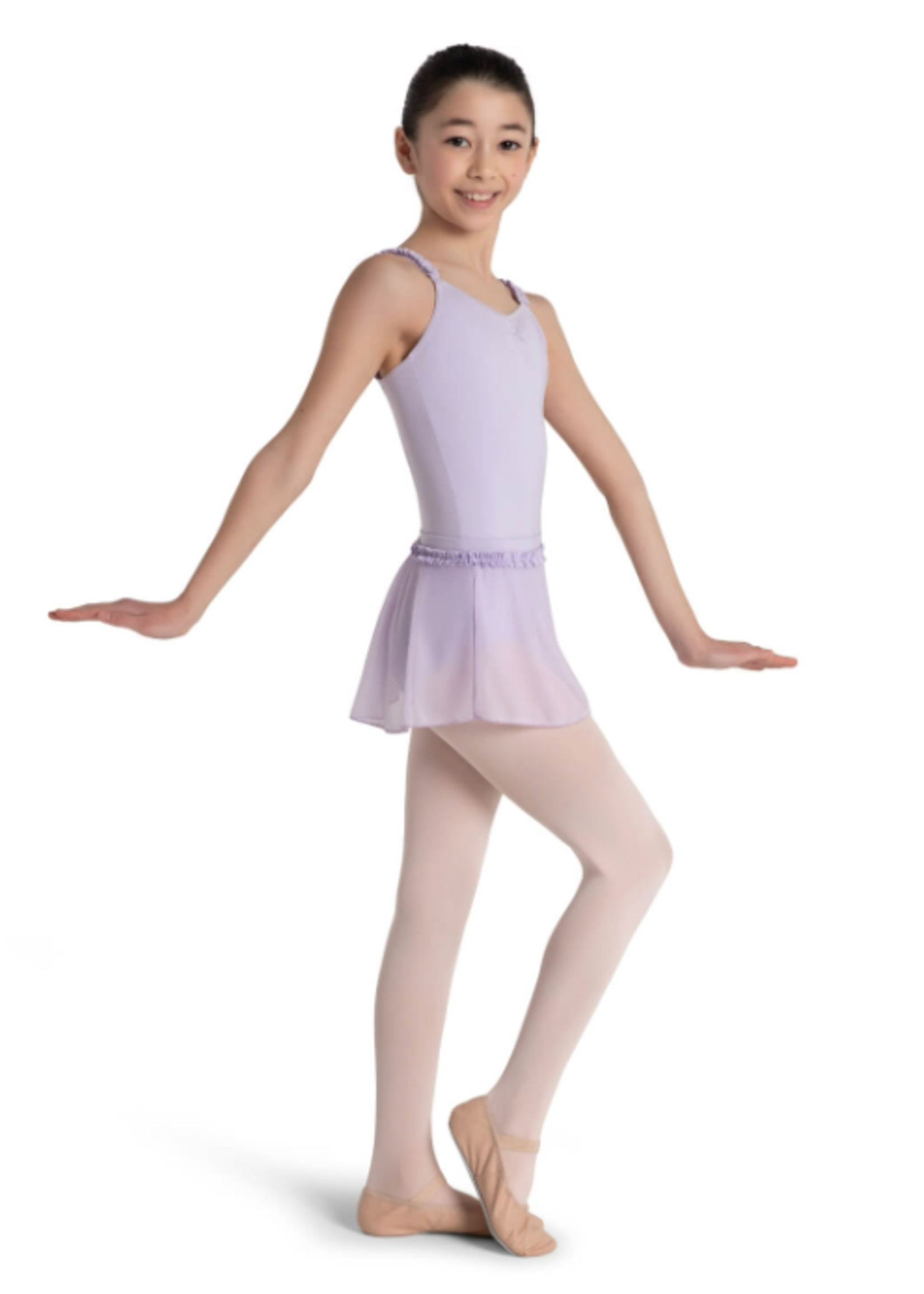 CAPEZIO & BUNHEADS A12072C SUPERNOVA PLUTO RUFFLE WAISTBAND SKIRT