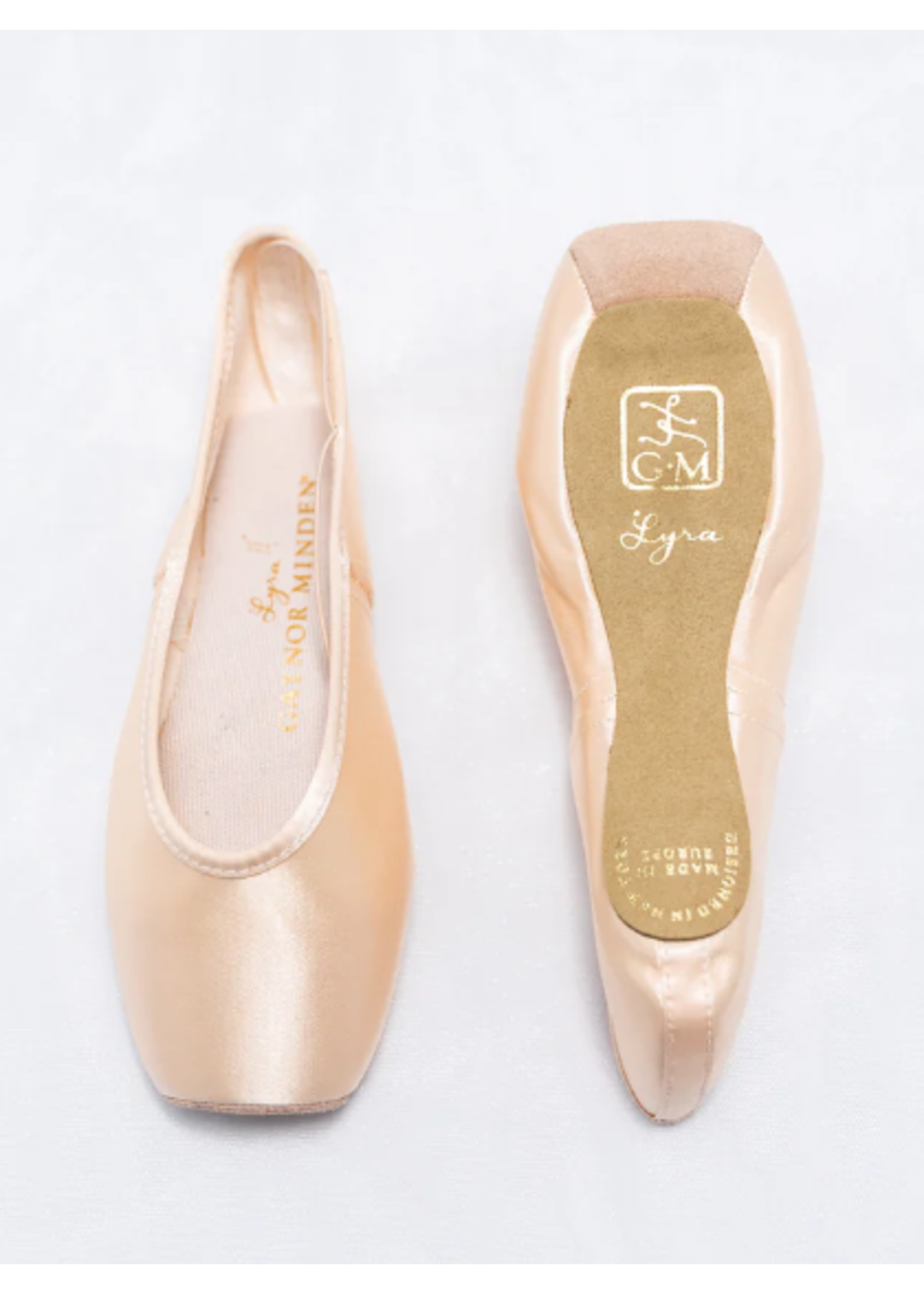 GAYNOR MINDEN LYRA SCULPTED 4 BOX FEATHER SHANK BLUE POINTE SHOE