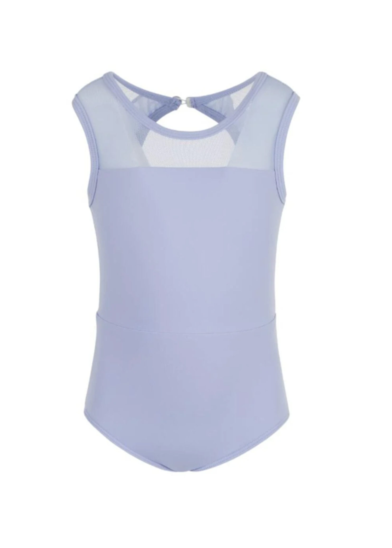 ROXIE RC231109 HAZEL MESH HIGH NECK RUFFLE BACK TANK LEOTARD