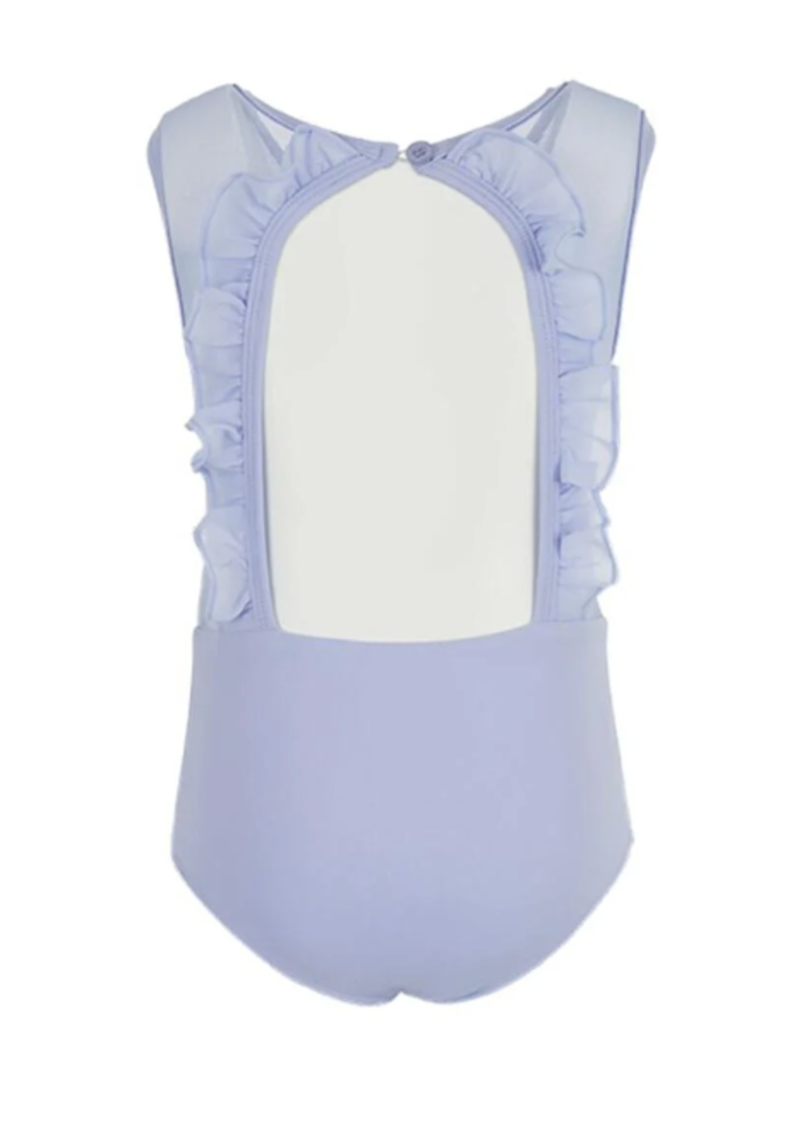 ROXIE RC231109 HAZEL MESH HIGH NECK RUFFLE BACK TANK LEOTARD