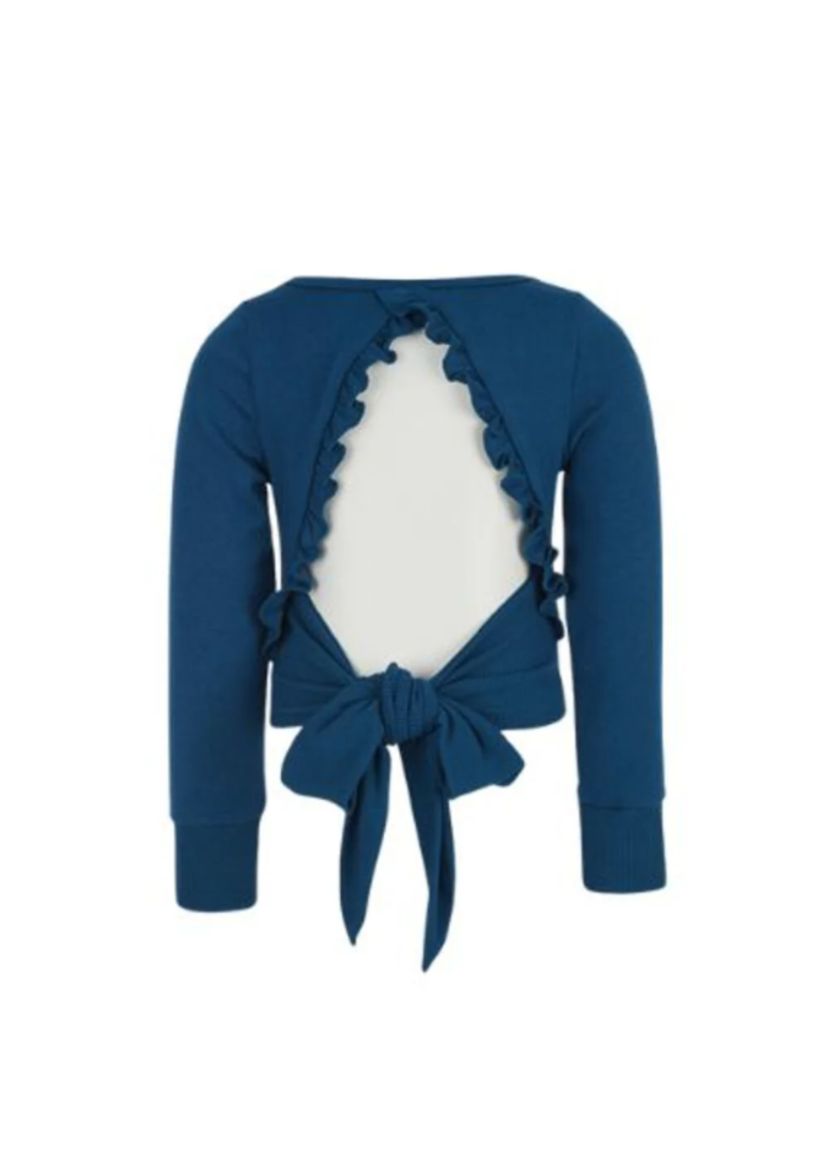 ROXIE RC231102T JULIE RUFFLE KNIT WRAP SWEATER