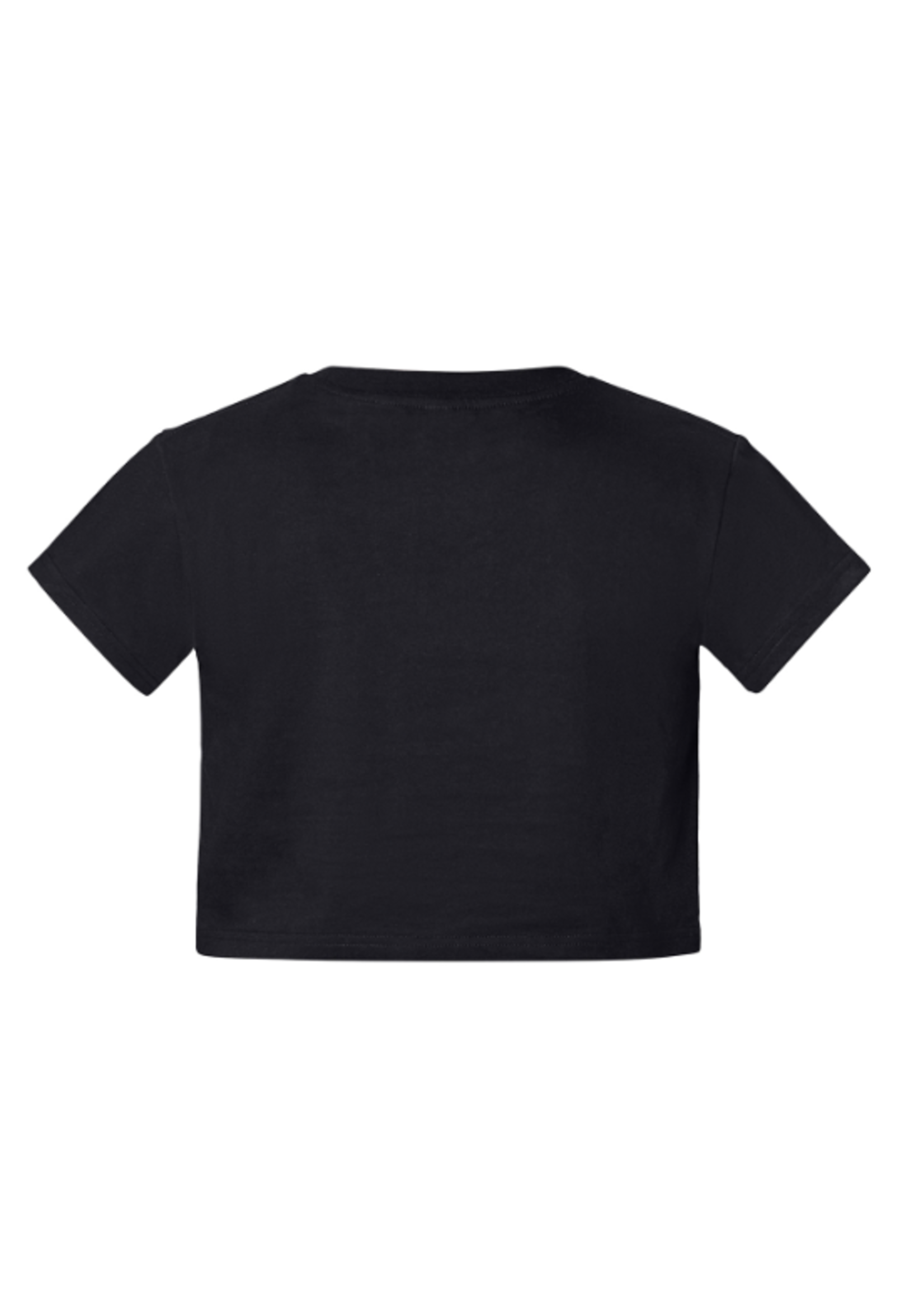 ENERGETIKS IT34D1 DANCE WORDS CIRCLE GRAPHIC CROP TSHIRT