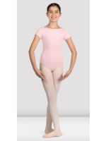 BLOCH & MIRELLA M1562C TWISTED MESH BACK CAP SLEEVE LEOTARD
