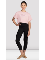 BLOCH & MIRELLA M1563C BALLERINA SILOUETTE CROP TSHIRT